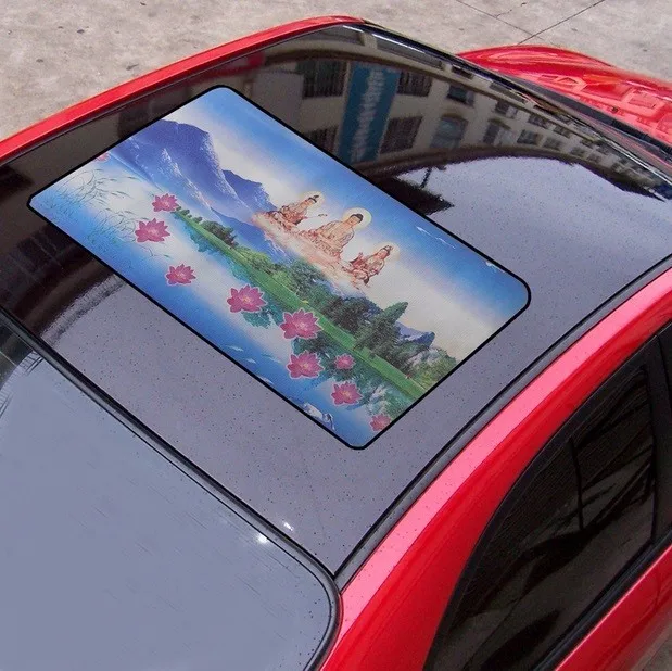 Many Designs 90*50cm Car Sun Roof Sticker Styling Decor Mural Vinyl