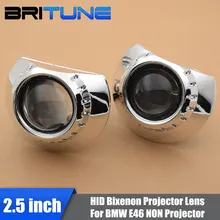 Fits For BMW E46 M3 ZKW 2.5” HID Bixenon Projector Lens Headlight Retrofit Tuning Kit DIY High Low Mini Lights H1 H4 H7