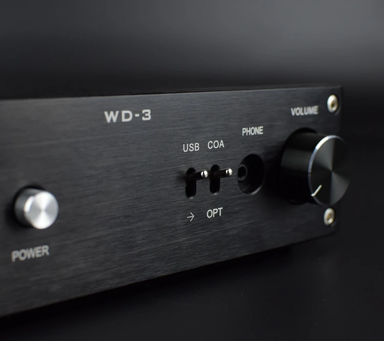WD-3 Dual PCM1794 DAC Audio Decoder AK4118 Bluetooth Coaxial Fiber Optic USB Headphone Amplifier