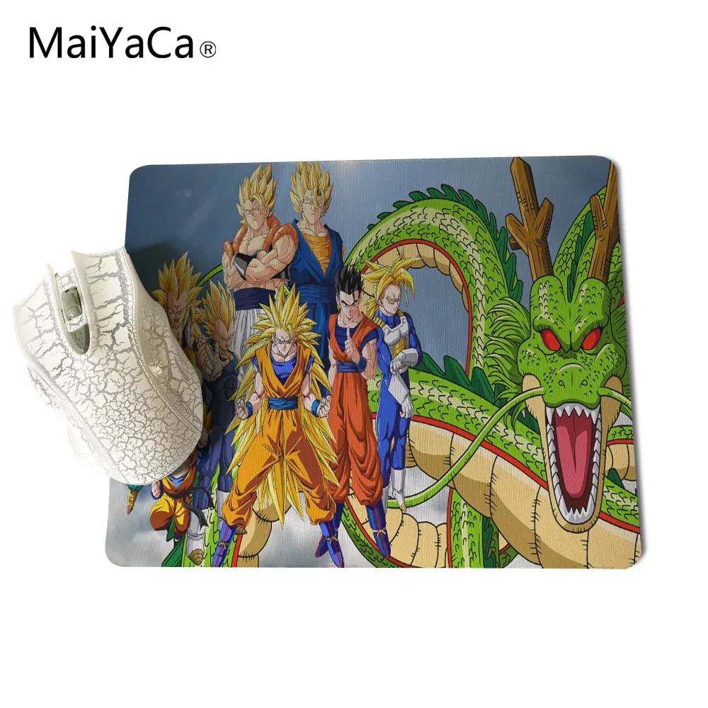 MaiYaCa Dragon Ball Z Противоскользящий Прямоугольный Коврик для мыши поддержка клиентов 220 мм x 180 мм x 2 мм и 250 мм x 290 мм x 2 мм