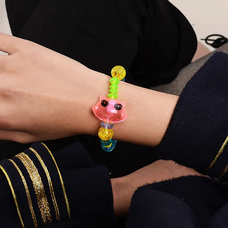 

Hot Sale 6 Style DIY Pet Twist Bracelet Deformed Animal Child Braclet Toy for Children Birthday Gifts Wholesale bijoux enfant