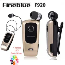 FineBlue F920 Wireless auriculares driver Bluetooth Headset Calls Remind Vibration Wear Clip Sports Running Earphone for
