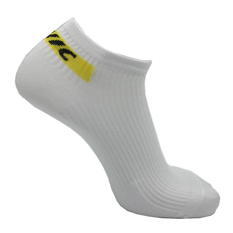 Популярные носки Новые мужские и женские Coolmax Велосипедные Носки дышащие носки для баскетбола, бега, футбола 20 цветов - Цвет: colour 3 whites