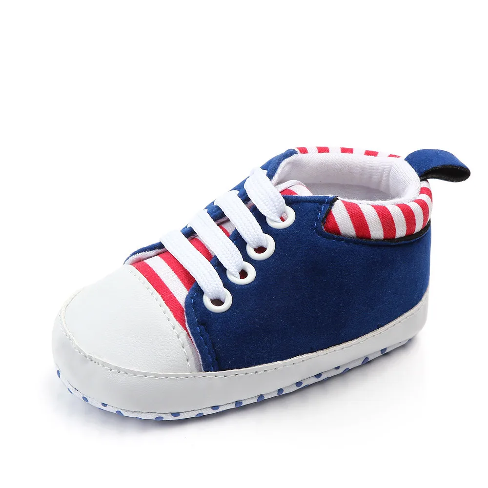 Модная брендовая обувь для маленьких девочек; нескользящая Мягкая подошва; для малышей; для новорожденных; для детей 1 года; детская обувь для мальчиков