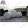 Famaily Backyard Inflatable Show House Transparent Inflatable Bubble Camping Tent With Double Rooms 5