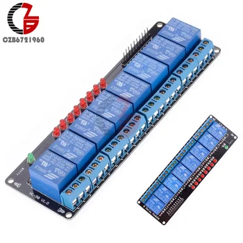 

DC 5V 8 Channel 8-CH Relay Module Board With Optocoupler LED Microcontrollers for Arduino AVR PIC ARM PLC