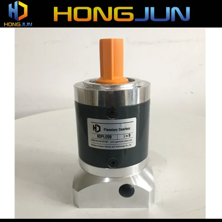 

Precision PLE80 ratio 12:1 two stage high torque planetary speed reducer gearbox for 750W servo motor