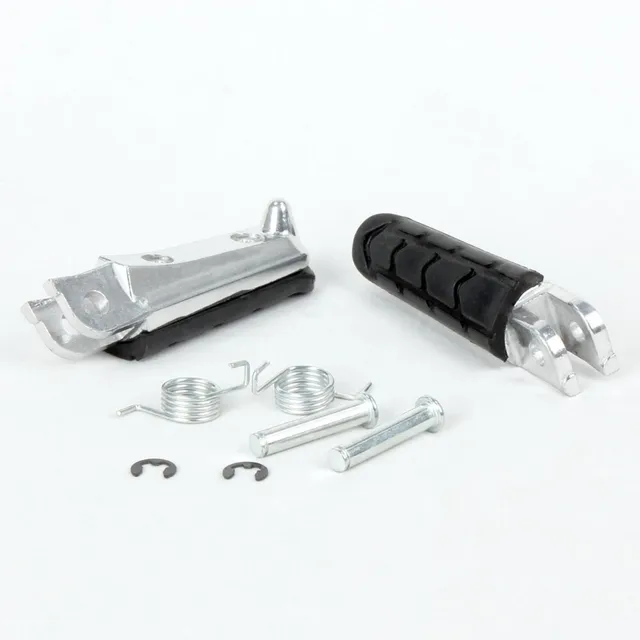 1X Motocycle Front Foot Pegs Footrest For Honda Shadow 1100 Spirit