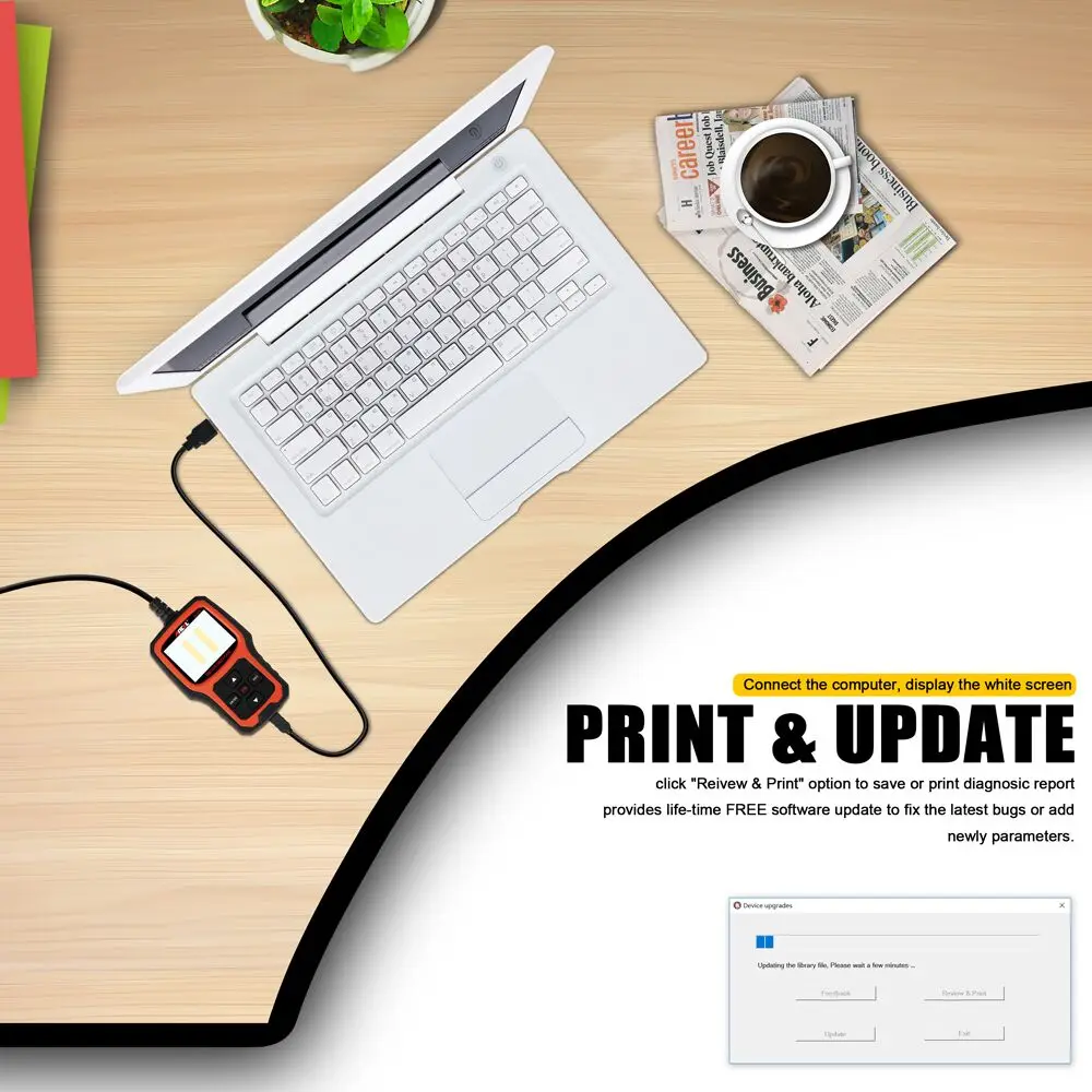 Ancel Original OBD2 Automotive Scanner AD410 OBD 2 EOBD Better ELM327 Engine Fault Code Reader Scan Tool Car Diagnostic Tool 