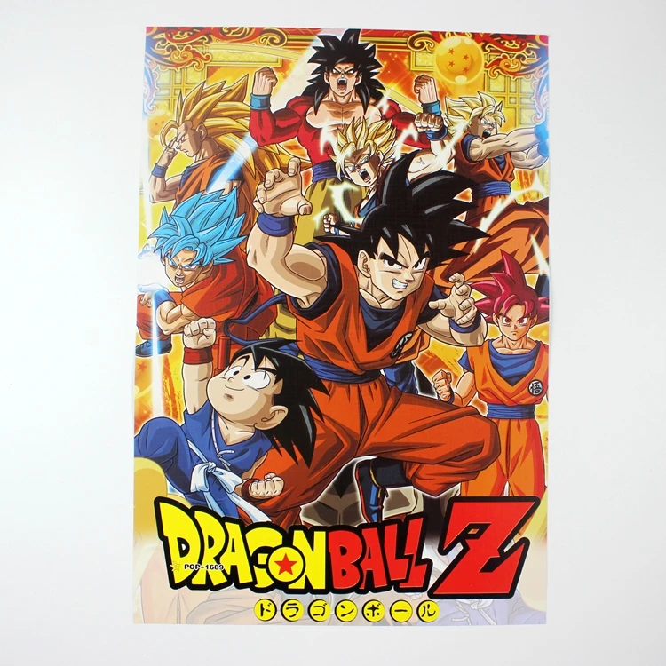 EWAYS 8 шт. мультфильм DRAGON BALL Z DBZ тема плакат на стену Супер Saiyan Сон Гоку стикер на стену для любителей игр комната Deorated инструменты