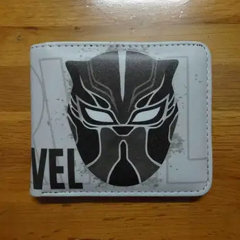 

IVYYE Black Panther Hulk Fashion Anime PU Wallet Soft Money Bag Wallets Zipper Coins Pocket Casual Purses Card Unisex Gifts New