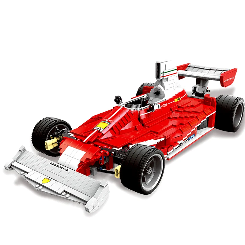 

Upgraded XINGBAO 03023 The Red Power Racing Car Set Building Blocks Bricks Educational Legoing Toys Christmas Gifts for Kids