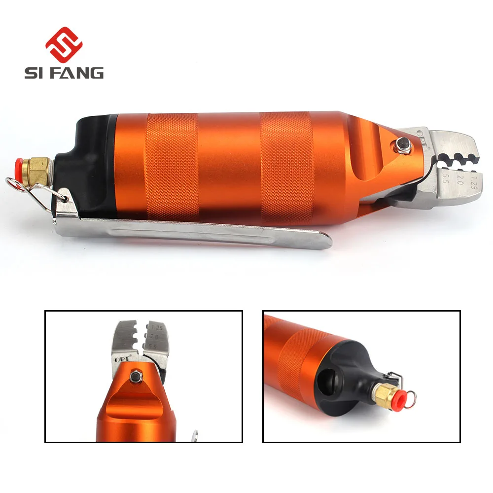 Pneumatic Air Crimping Pliers 1.25-5.0mm Air Nipper Air Wire Connector Terminal Pneumatic Air Crimping Pliers 1.25-5.0mm Air Nipper Air Wire Connector Terminal