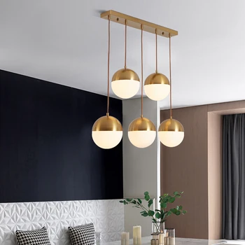 

Nordic Modern Minimalist Dinning Room Light Living Room Study Pendant Lamp Creative Round Ball Light Fixtures