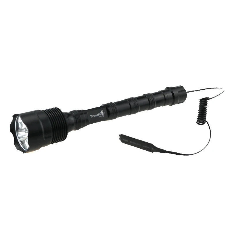 

Trustfire 3T6 lanterna 5 Mode 3800 Lumens 3x CREE XM-L T6 LED Flashlight 18650 Battery +extension tube(3*18650 )