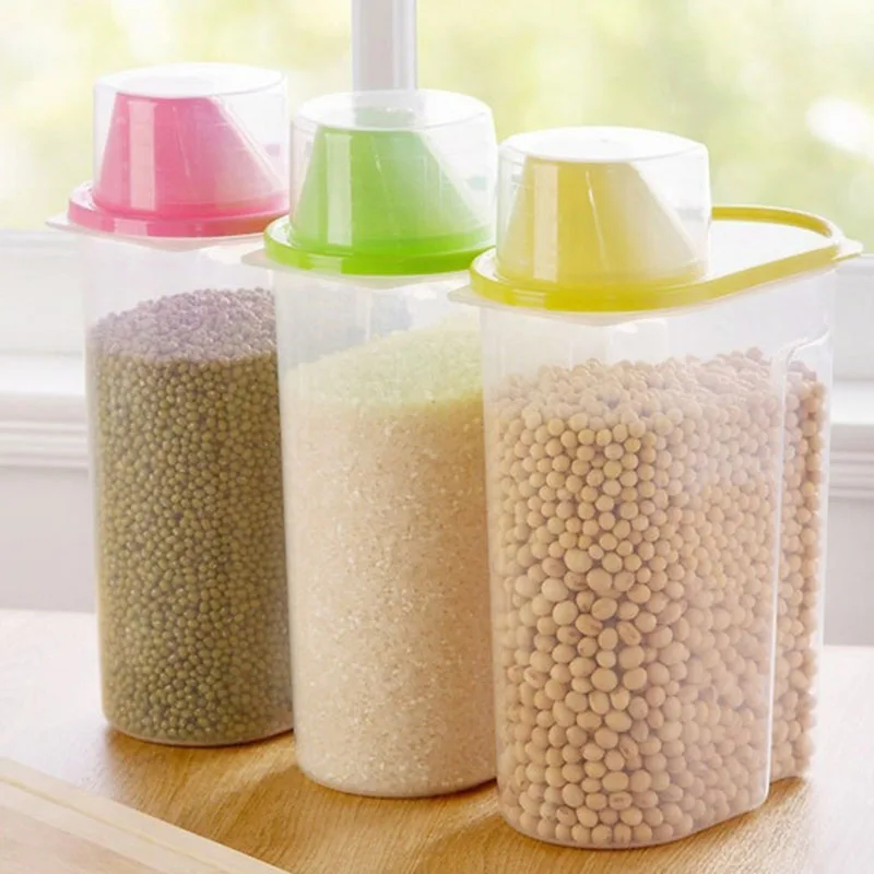 2 5l transparent plastic storage box food storage box kitchen 2 5l transparent plastic storage box food storage box kitchen container dry dried food storage box clear cereal container 2 5l in storage bottles jars