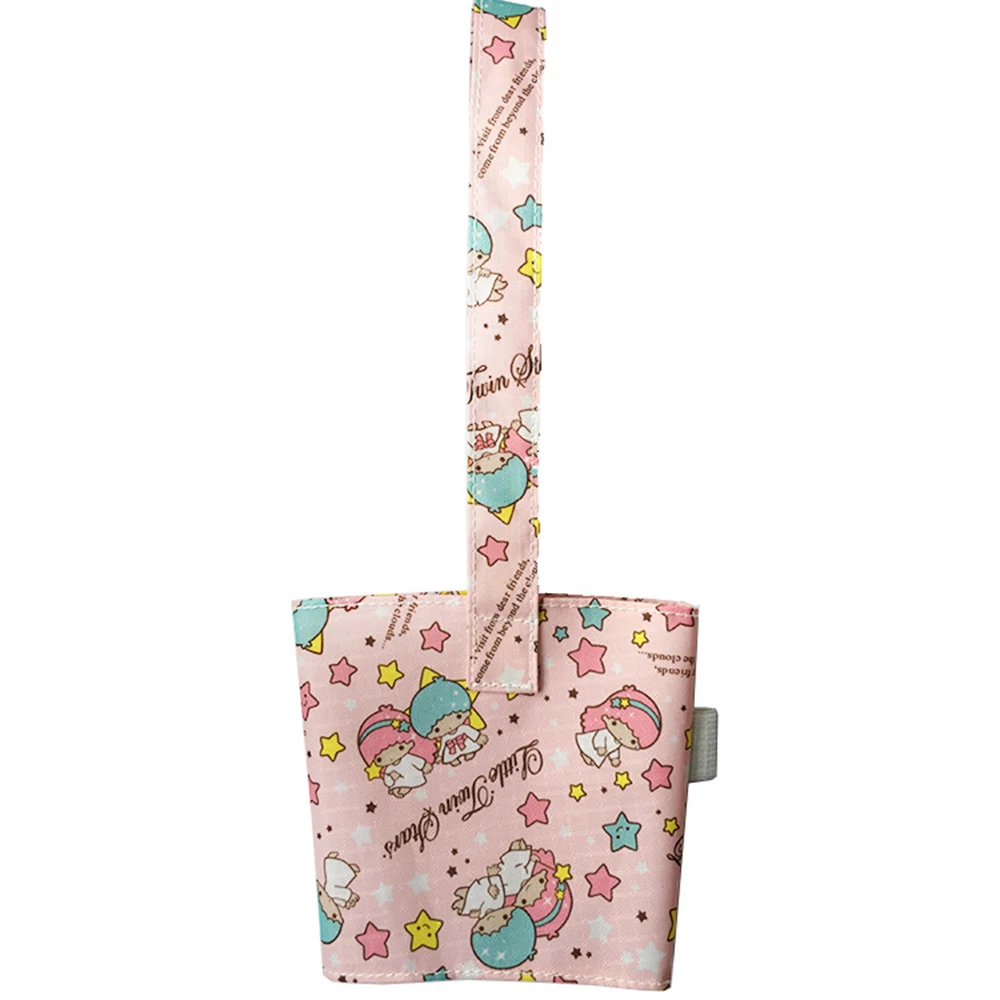 G215475A Hoomall, 1 шт., чистый хлопок, водонепроницаемые, портативные, подстаканники, держатель для бутылки, сумка для хранения с соломенным держателем, для путешествий на открытом воздухе - Цвет: G215475A