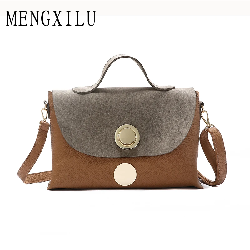 MENGXILU Luxury Lock Women Handbags High Quality Pu Leather Bags Handbags Women Famous Brands Scrub Ladies Shoulder Bags 2018 ysinobear fashion classic ladies handbags women famous brands designer 2018 luxury high quality black pu leather shoulder bags