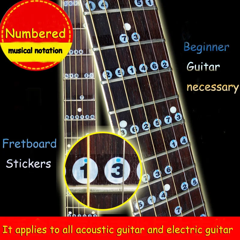 Free shipping Numbered musical notation Acoustic Electric