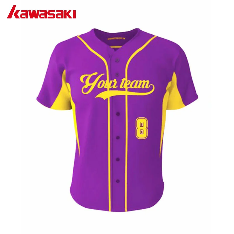 Kawasaki Professional Custom Youth/ Men Baseball Jerseys Training Top 100 Polyester Sublimated