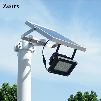 

Solar Powered Floodlight/ Spotlight Outdoor Waterproof Security Led flood light Lamp 54led 400 Lumen for Home Garden Lawn Pool