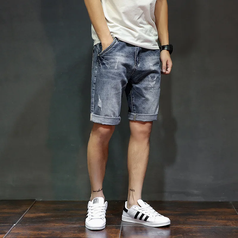 Buy Short Jeans For Men 2017 Summer New Fashion Denim