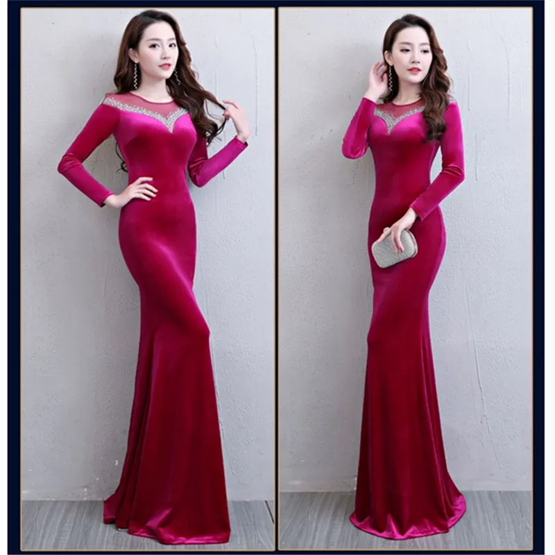 С круглым вырезом Вечерние платья для выпускного вечера vestidos de festa свадебное платье vestidos de novia abendkleider вечернее платье TK179