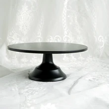 SWEETGO матовый черный торт стенд 12 дюймов Свадебный десерт декораторы инструменты для украшения тортов из мастики формы для выпечки конфеты бар поставки