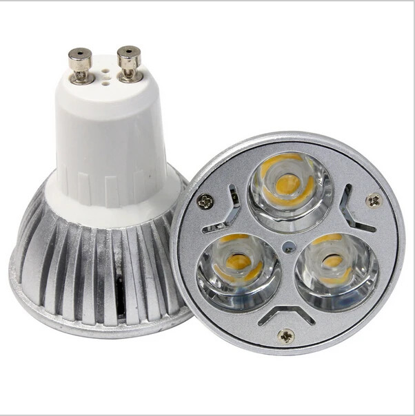 

LED GU10 9W replace 30W halogen lamp GU10 Dimmable Bulb White/Warm White LED Lamp Bulb Spotlight LED Spot Light Free Shipping