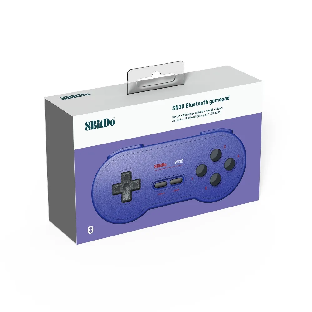 8Bitdo винтажный SN30 GP Edition Bluetooth беспроводной контроллер геймпад для пульта дистанционного управления/Ios/Andorid/MacOS/СТИМ/Windows