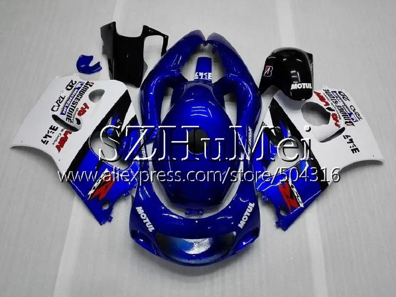 Майка для SUZUKI GSXR 750 600 SRAD GSXR600 96 97 98 99 00 1HM1 GSX-R600 GSXR750 1996 1997 1998 1999 2000 обтекатель Lucky красного и белого цвета - Цвет: No. 14