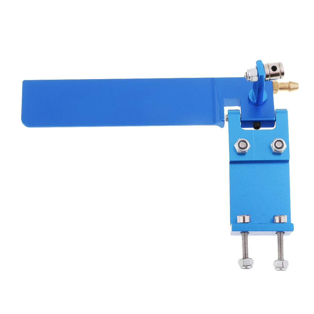 95mm Aluminium Alloy RC Boat Water Rudder Absorbing Steering Rudder Cooling Water Pickup Suction Device for RC Boats CNC Parts