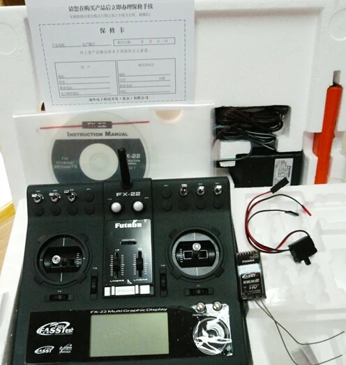 FUTABA FX-22 2,4G пульт дистанционного управления R7008 с лотком