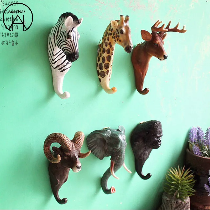 

1PCS Animal Hook Adornment Organizer Hanger Housekeeper Hooks for Kitchen Hooks Clothes Hanger Housekeeper Wall Clothes Dryer