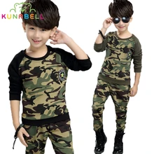 Children Clothing Sets For Boys Menino Cotton Camouflage Sports Suits Spring Kids Tracksuits Teenage Boys Sportswear