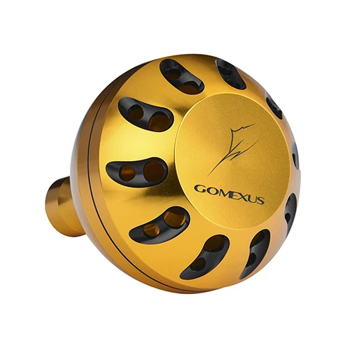 Gomexus силовая ручка 47 мм для Penn Shimano Daiwa Точная Okuma Quantum Van Staal Fin Nor Zeebaas Newell Reel Drill Fitment - Цвет: 45mm gold black