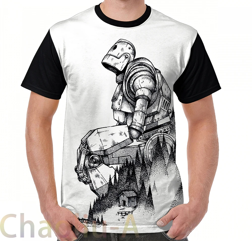 

Iron Giant T-Shirt men funny printed t shirt women tops tees Short Sleeve Casual tshirts
