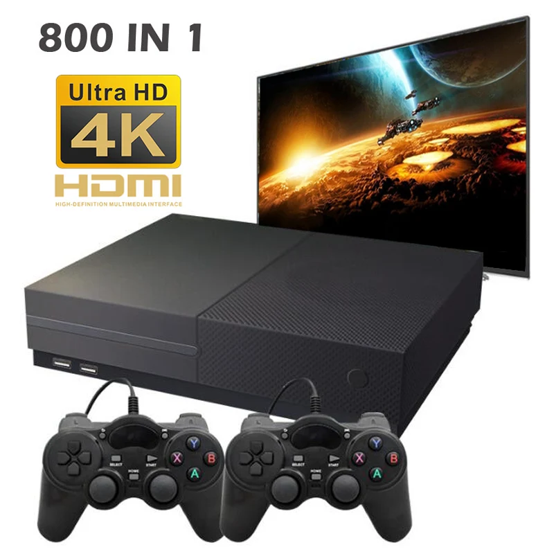 FKISSME 64 бит Поддержка 4K Hdmi выход AV Ретро видео игровая консоль 800 классические