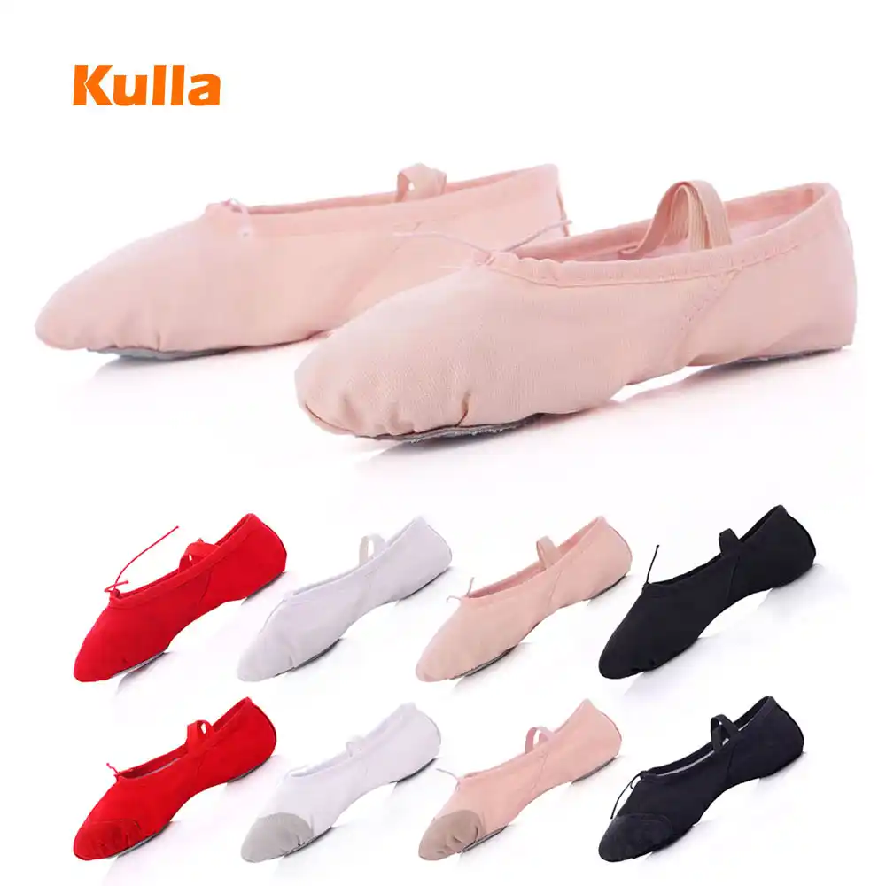 Slippers Dance Shoes Shoes Soft Kids Pink Ballroom Ballet Dance Pointe Fitness