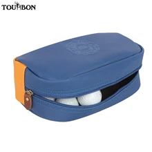 Tourbon Ретро Спортивная маленькая сумка для мячей для гольфа несущая Мячи Сумка Чехол Divot держатель инструмента винтажный холст