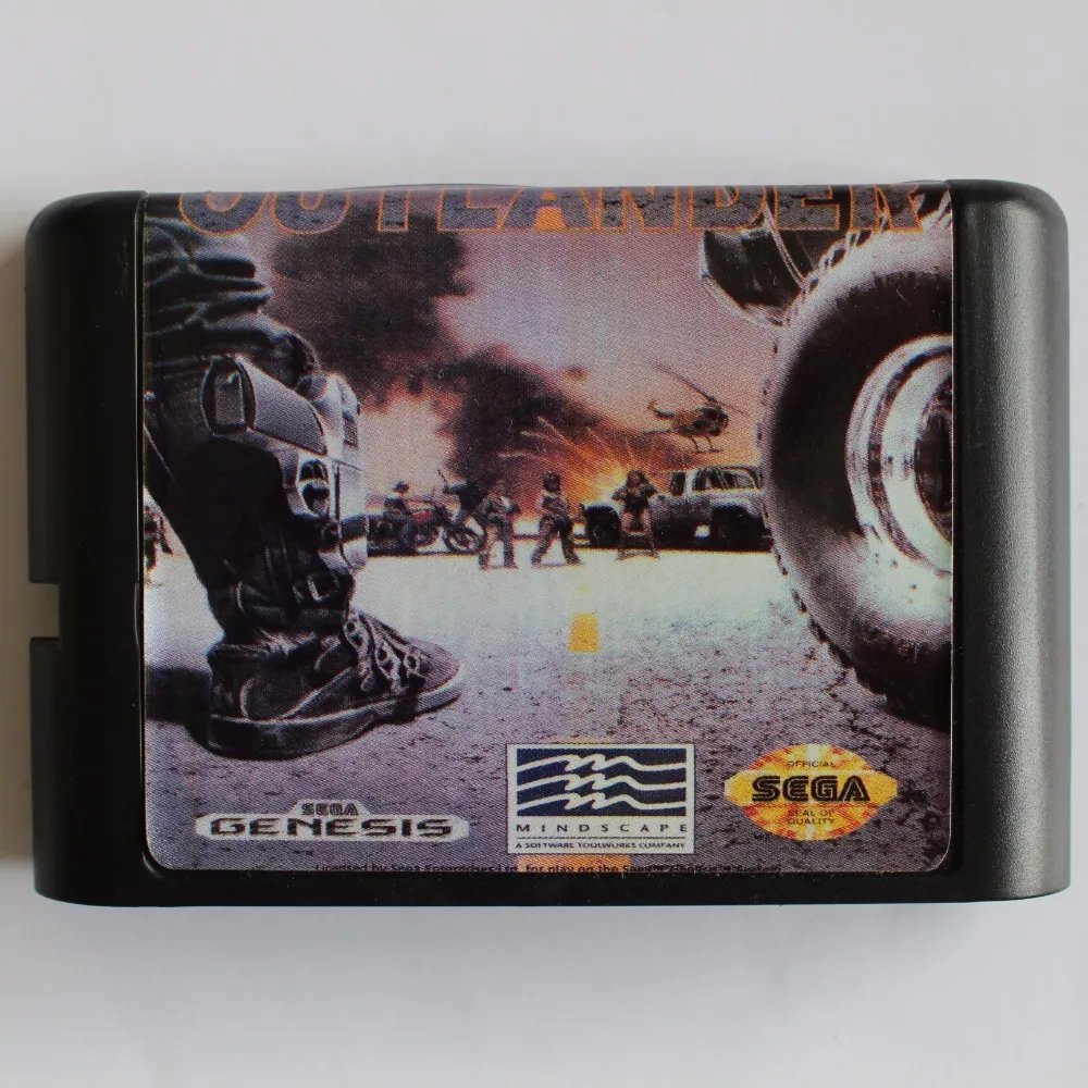 Outlanders 16 бит MD карточная игра для Sega игры SEGA Mega Drive Genesis | Электроника