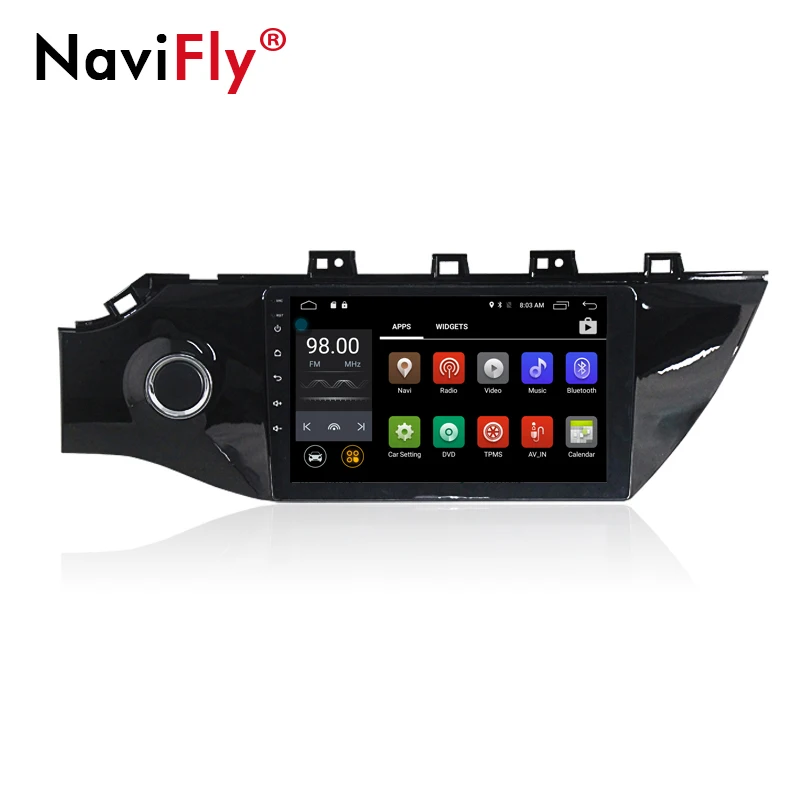 Excellent Navifly android7.1 Car DVD Player with GPS bluetooth 4G wifi radio fit for kia k2 rio 2016 2017 2018 multimedia Stereo Head Unit 2