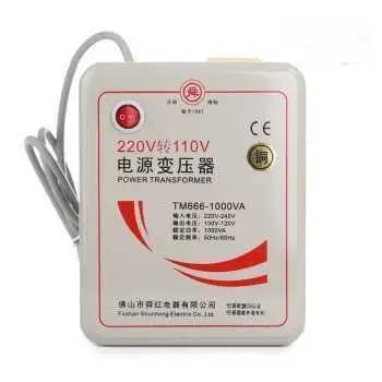 

1000W Pure Copper Heavy Portable Voltage Converter 220V to 110V Electricity Power Transformer Adapter Universal Socket