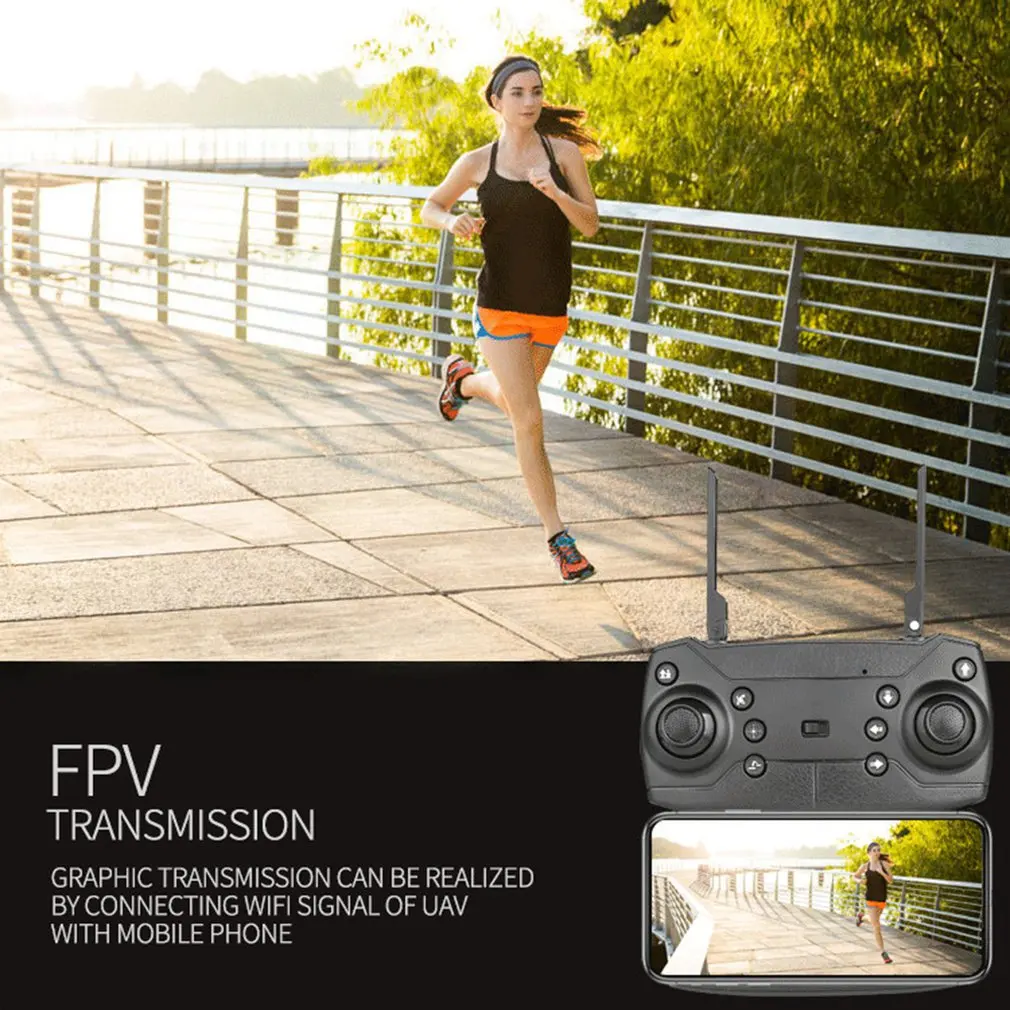 932 Mini RC Drone 2.4GHZ FPV Quadcopter With 720P HD Camera Foldable drones Fixed Height real-time Professional Gesture Drone