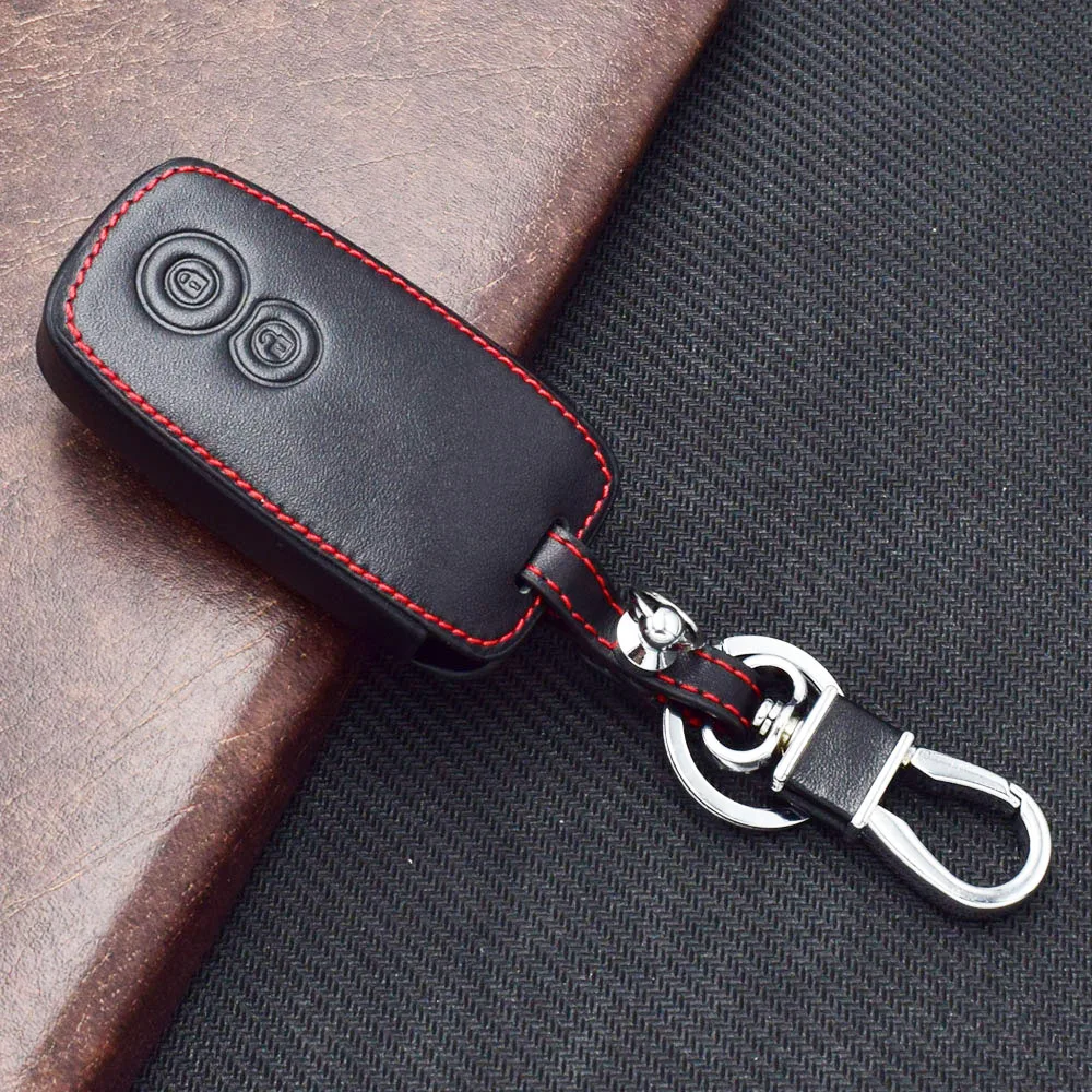 Кожаный чехол брелок ATOBABI с 2 кнопками для Suzuki SX4 Grand Vitara Swift Smart Remote Fob Shell|2 button|key case