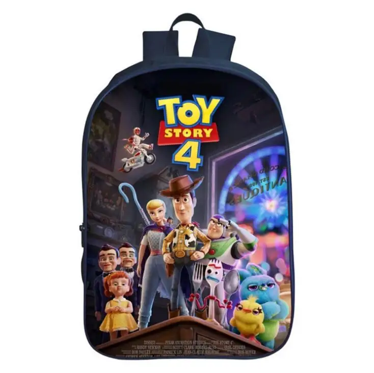 

12inch Cartoon Mochila Toy Story 4 Forky Backpack Kindergarten Primary School Bags Boys Girls Kids Bag Infantil Menino Rucksack