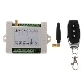 

1Set DC 12-48V 3CH Channel RF Waterproof Wireless Receiver Transmitter 315/433 MHz Remote Control Switch Radio Controller Access
