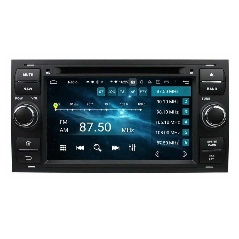 Flash Deal 4GB RAM Octa Core 2 din Android 9.0 Car Radio DVD Player for Ford Focus Mondeo S-MAX C-MAX Galaxy Fiesta Form Fusion Connect 2