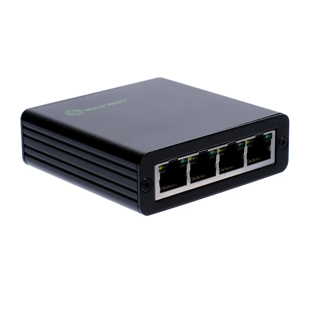 IOCREST USB3.0 на 4 порта 10/100/1000 м ethernet контроллер адаптер usb на 4 порта rj45 гигабитный внешний сетевой адаптер RTL8153 чип