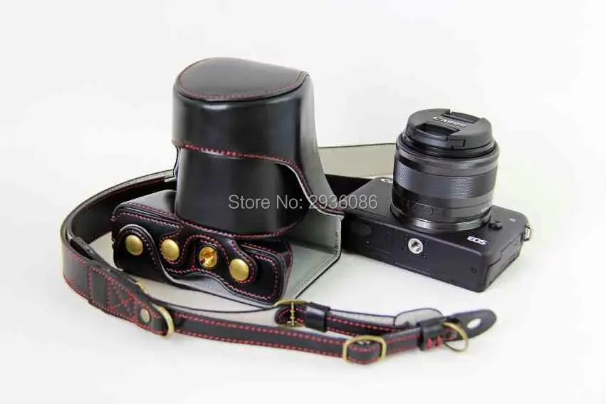 Чехол для камеры Canon EOS M3 EOSM3 5 цветов из ПУ кожи|camera bag|designer camera bagbag for canon |